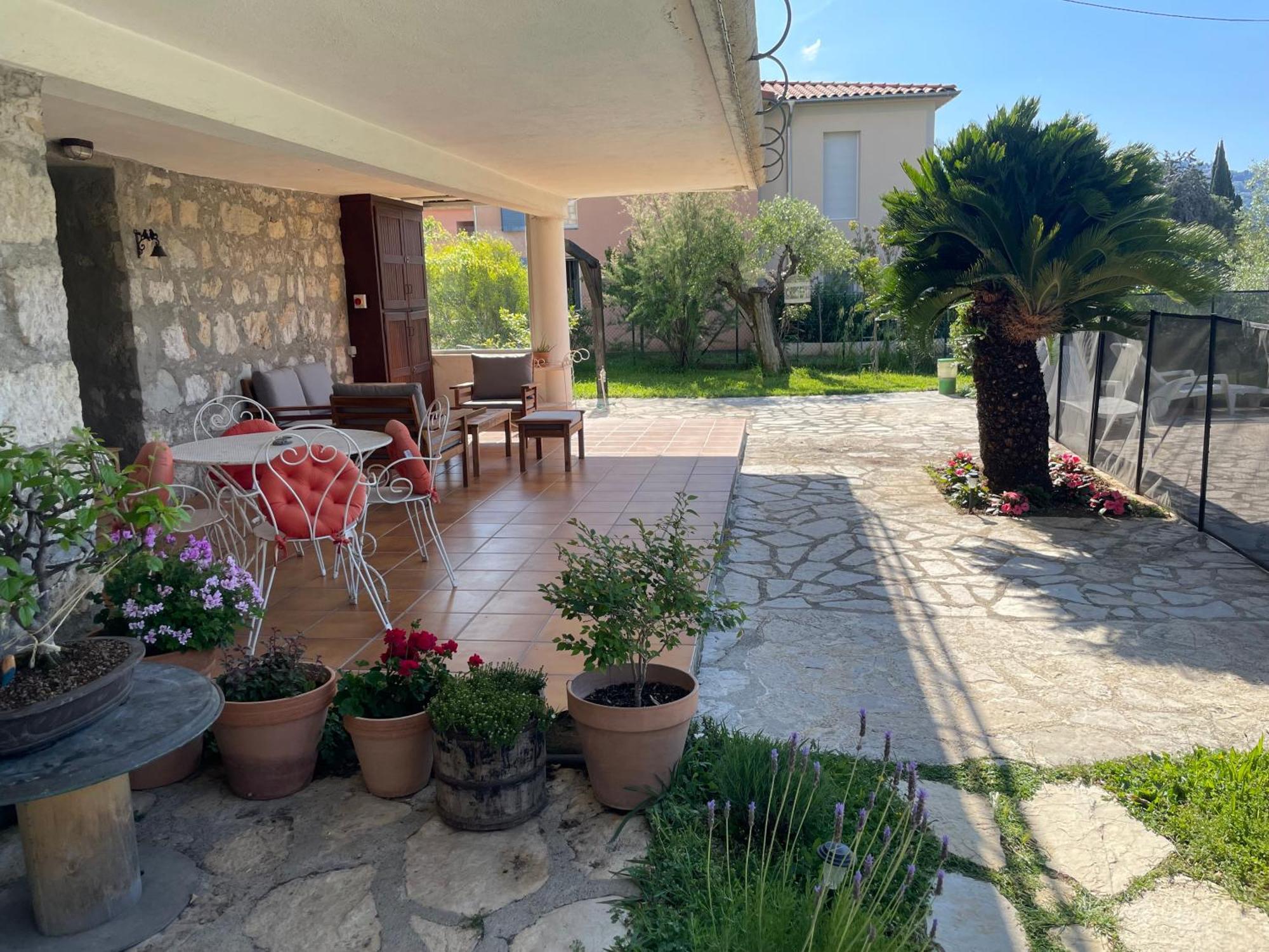 Bas De Villa Avec Acces Piscine Pres De Nice Cannes Monaco Carros Buitenkant foto